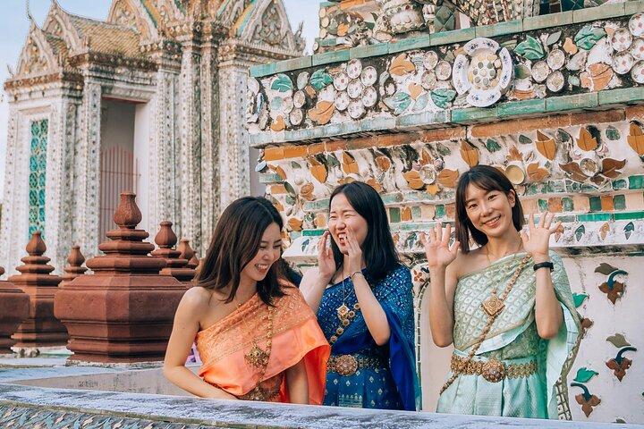 Bangkok City: Vilande Buddha, gryningstemplet och flodkryssning