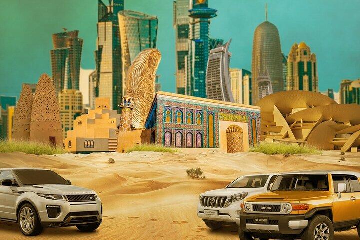 Doha City Tour met Dhow Cruise & Desert Safari Adventure