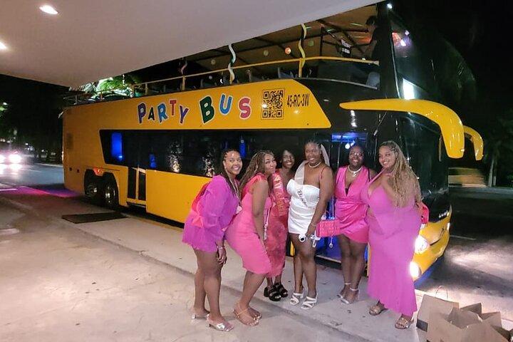 Privéfeestbusloop in Cancun