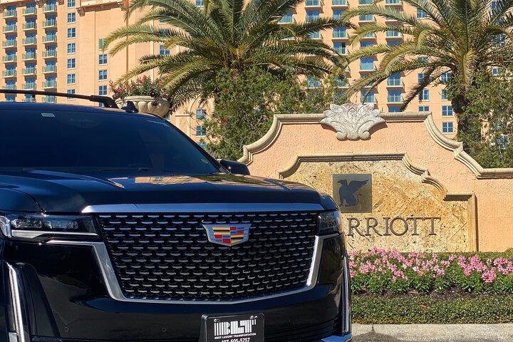 SUV-transport fra Orlando Lufthavn til Lake Buena Vista-hoteller