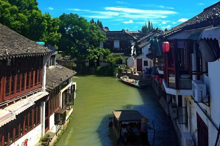 Shanghai berømte rute med Zhujiajiao Town & Suzhou River Cruise