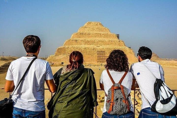 Saqqara Step Pyramid Bent Pyramid and the Red Pyramid in Dahshur