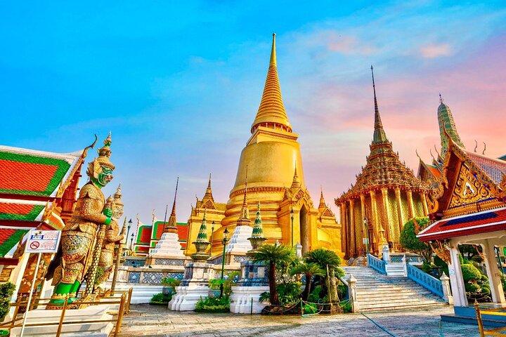 Bangkok: Excursão a pé pelo Grand Palace, Wat Pho e Chinatown