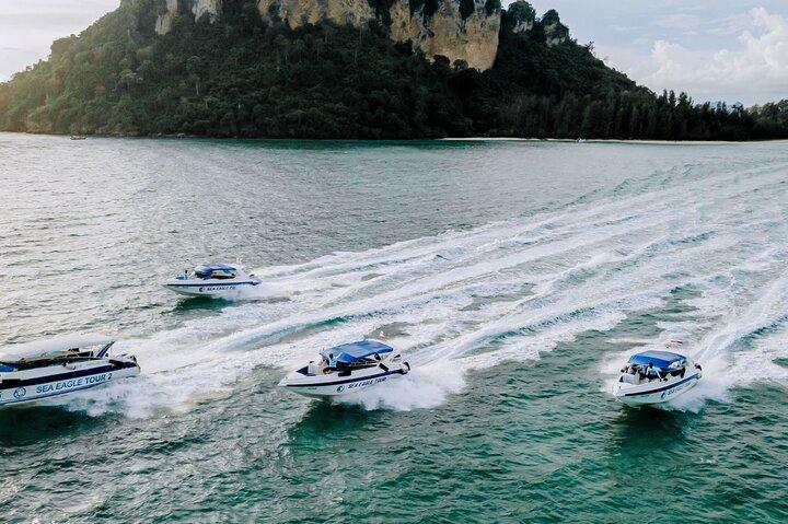 Krabi Early bat Maya Bay Phi Phi + 4 Islands par Speedboat