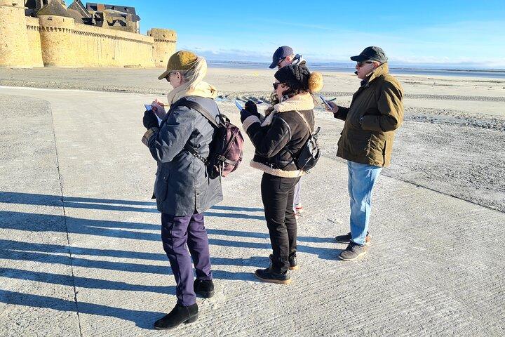 Visite privée à pied du Mont Saint Michel avec un guide agréé