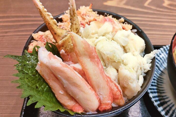 札幌 : 二条市場ガイドツアー（海鮮料理付き）