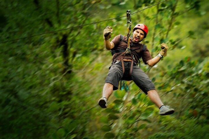 Cozumel : Zip Line Adventure, Buffet & Open Bar im KUZÁ Beach Park