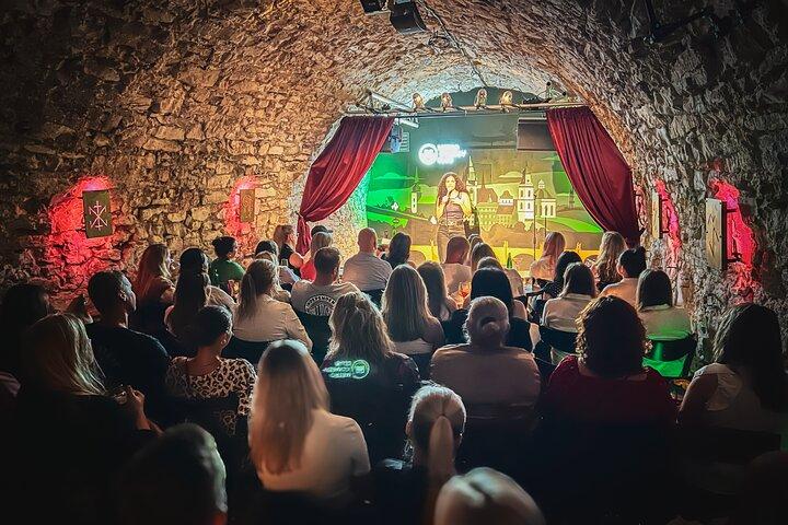Prags berömda Stand Up Comedy Show på engelska