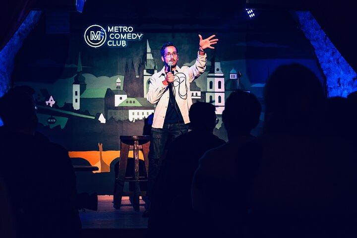 Prags berömda Stand Up Comedy Show på engelska