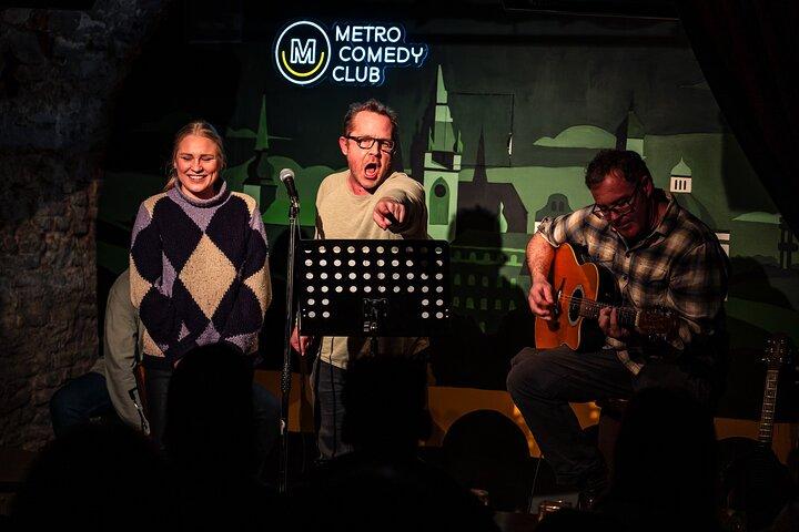 Prags berömda Stand Up Comedy Show på engelska