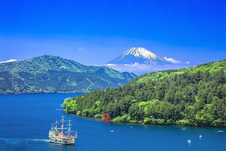 富士山箱根・鎌倉日帰りツアー：クルーズ/ロープウェイ/島