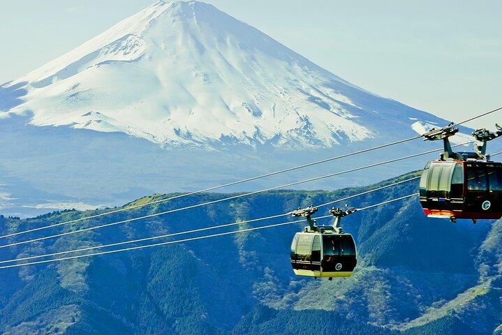 富士山箱根・鎌倉日帰りツアー：クルーズ/ロープウェイ/島