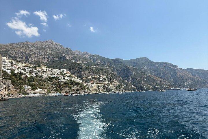 Excursion privée en bateau de Salerne à Amalfi et Positano
