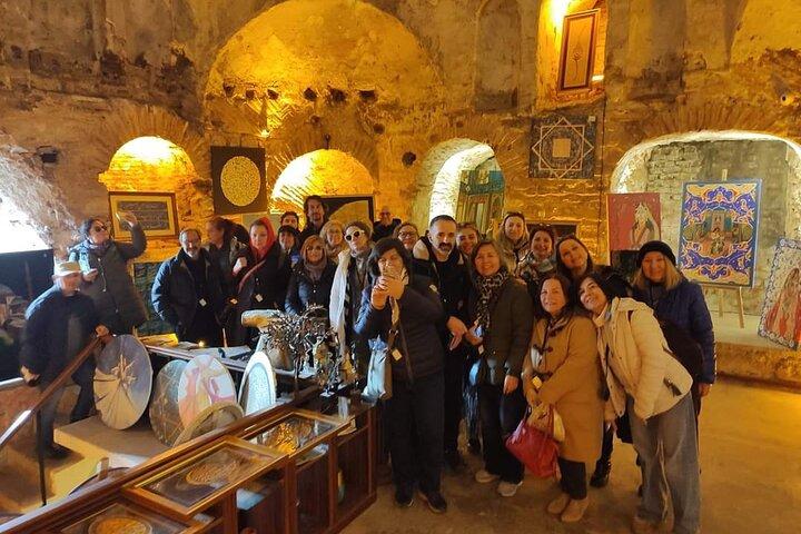Bezoek aan de Grand Bazaar van Istanbul met zijn terrassen en backstage gebieden