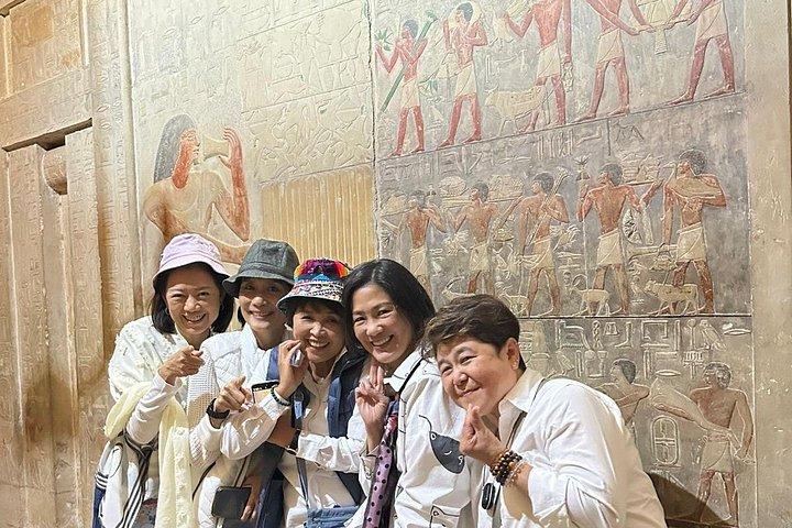 From Cairo Private Tour to Giza Pyramids, Sphinx, Saqqara