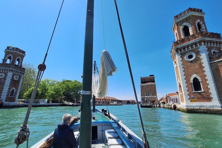 Bragozzo Tour de barco em torno de Veneza Ver os destaques