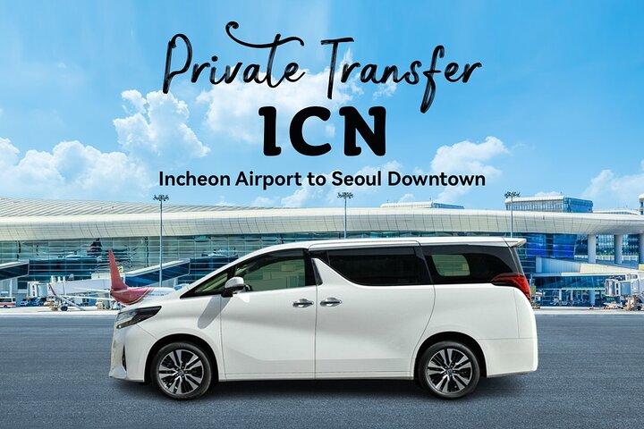 Privater Flughafentransfer:Incheon Flughafen ⇄ Seoul (bis zu 7 Personen)