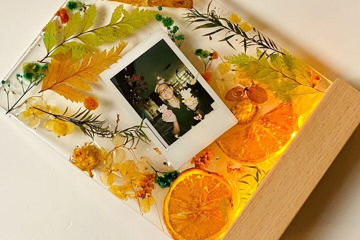 Arte de resina DIY em Hanoi Light Up Photo Frame