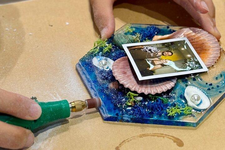 Arte de resina DIY em Hanoi Light Up Photo Frame