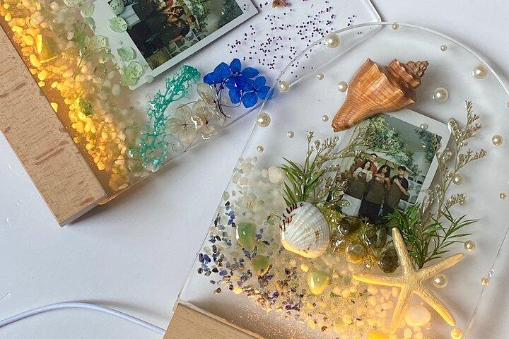 Arte de resina DIY em Hanoi Light Up Photo Frame
