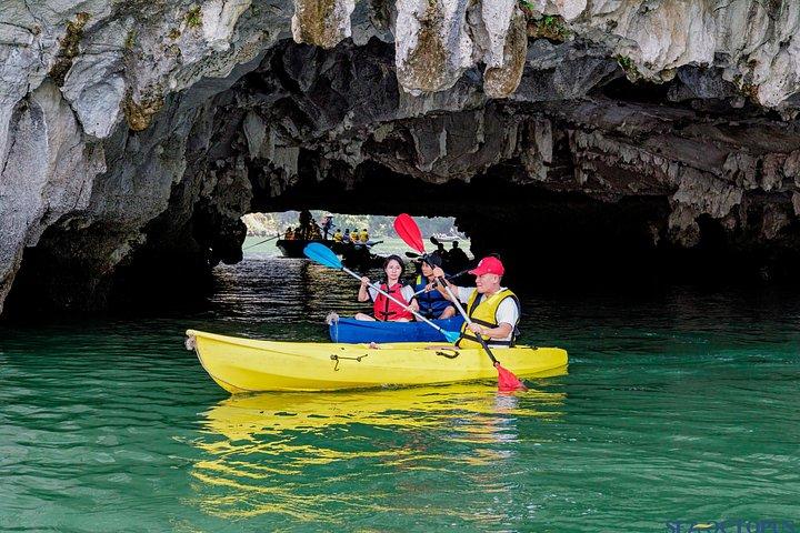シータコ豪華日帰りクルーズ：ハロン湾をスタイリッシュに探索