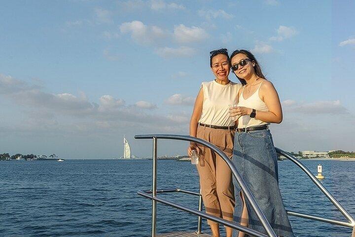 Tour privé en bateau Dubaï, Natation, Burj Ul Arab, Royal the Palm