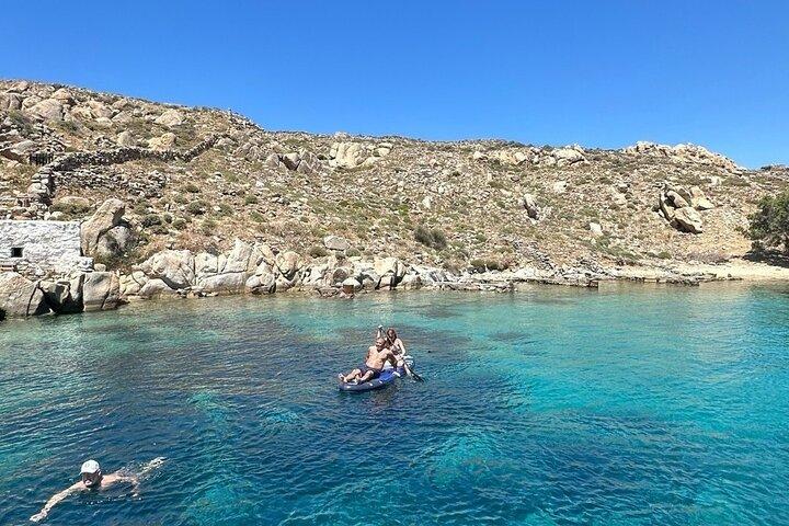 Mykonos Delos Rhenia kryssning med Champagne Välkommen