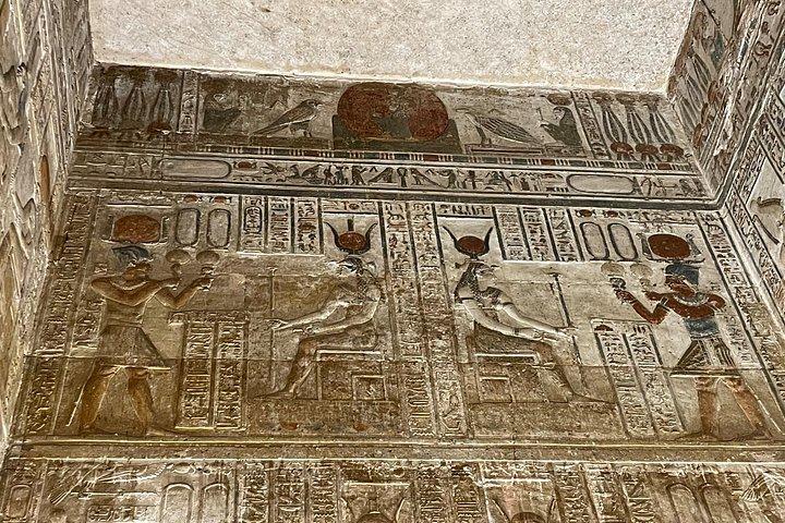 Meio dia privado no Templo Dendera de Luxor