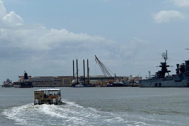 Galveston Historische Hafenrundfahrt mit Delfinen