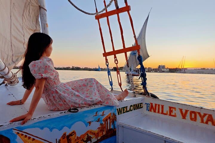 Private Felucca Sunrise or Sunset Ride on the Nile River in Luxor