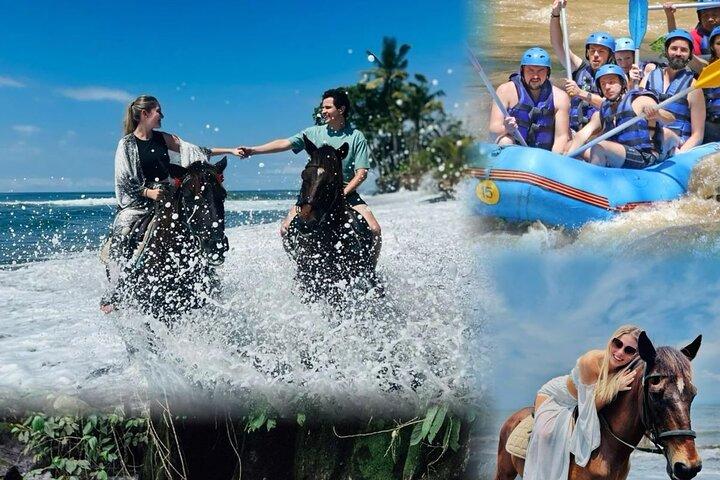 Bali Equitation combine Bali rafting