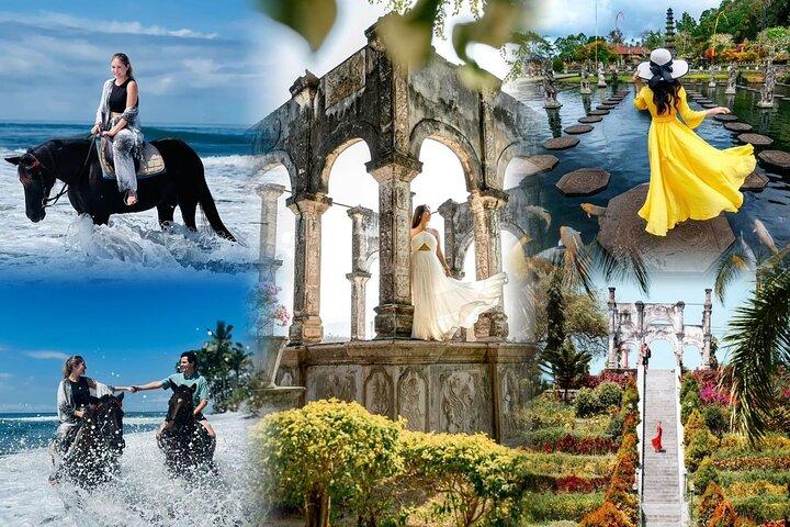 Visite privée de Bali Est Combinez Bali Équitation