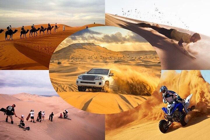 Safari dans le désert de Doha : Coucher de soleil,Lever du soleil,Chameau,Arraisonnement de sable,Mer intérieure