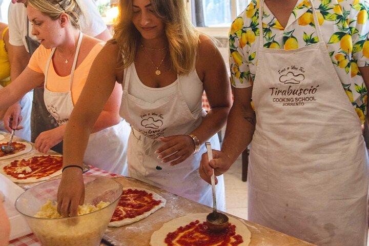 Classe de culinária de pizza napolitana em Sorrento