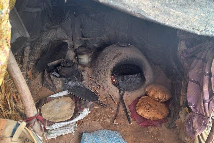 メルズーガ砂漠でのプライベートトリップ、ベルベルピザとランチ
