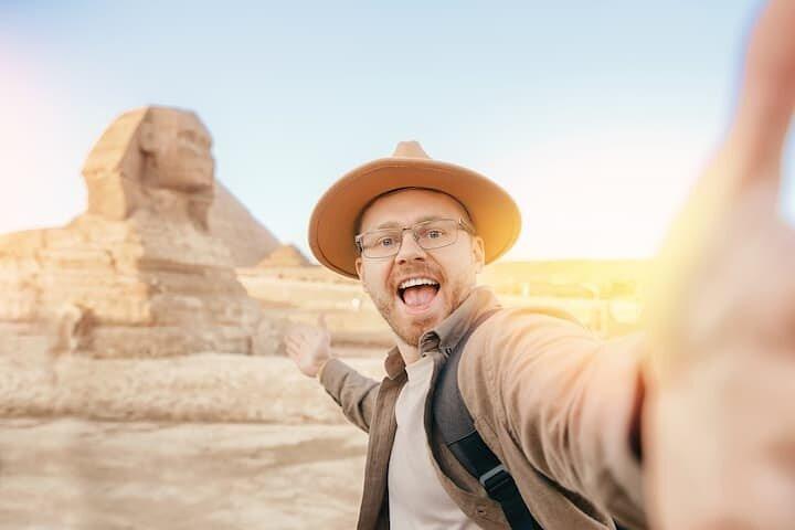Kairo Tagestour zu Pyramiden, Sphinx und Museum mit Mittagessen