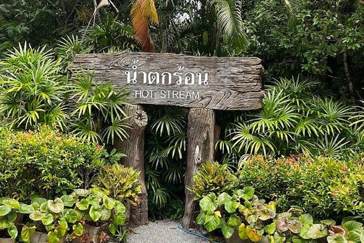 クラビ：虎の洞窟、エメラルドプール、温泉小グループツアー
