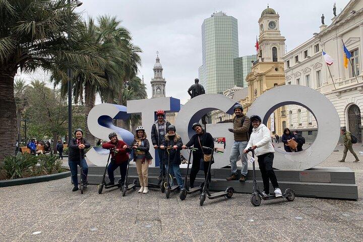 Electric Scooter City Tour ~ Discover Downtown - Santiago