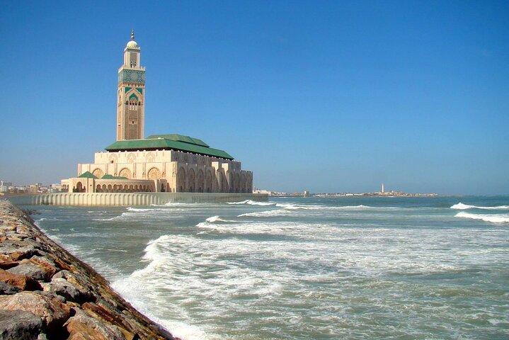 Casablanca City tour + visite de la mosquée Hassan II (option escale )