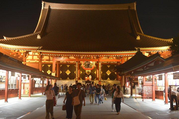 東京の夜プライベート運転ツアー（送迎および夕食付き）