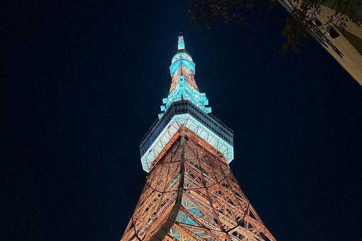 東京の夜プライベート運転ツアー（送迎および夕食付き）