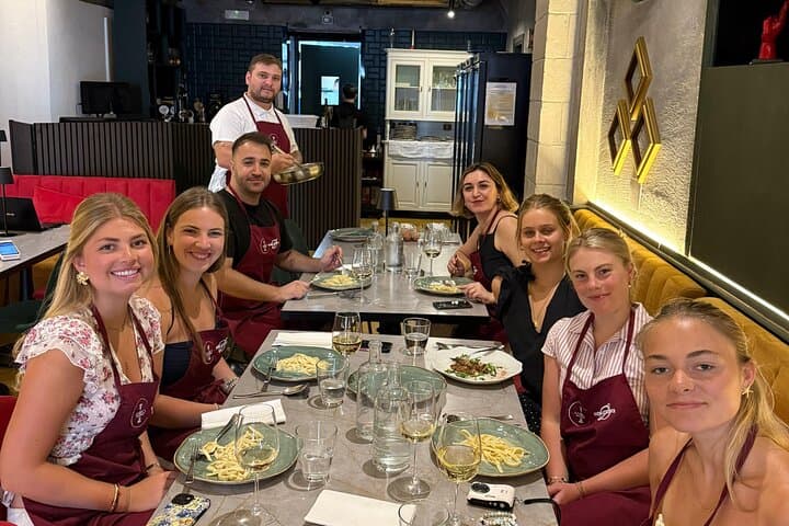 Pasta & Tiramisu Hands-on Cooking Class, Appetizer & Drink