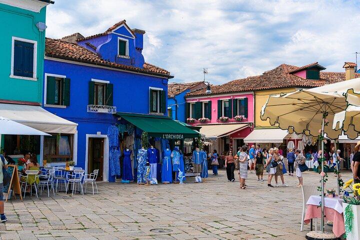 Garrafa de vidro de Murano e Burano Tour de Veneza