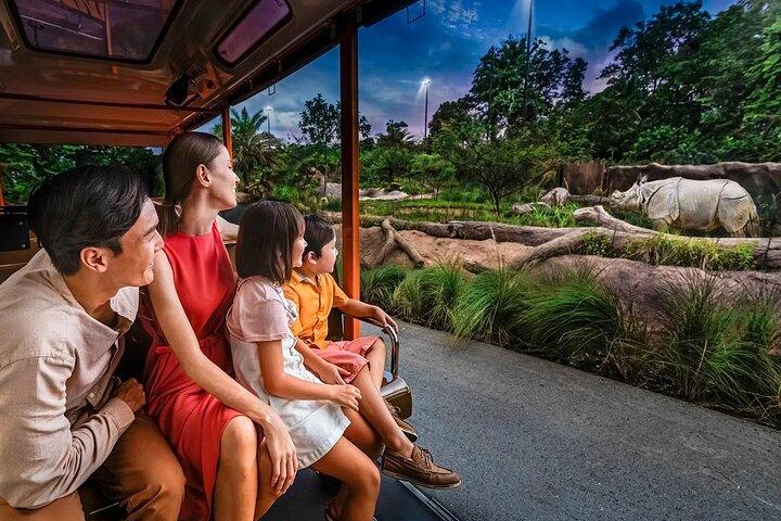 Safari nocturne Singapour Billets coupe-file avec Tramway