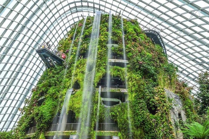 Gardens by the Bay Cloud Forest Flower Dome e Superalbero