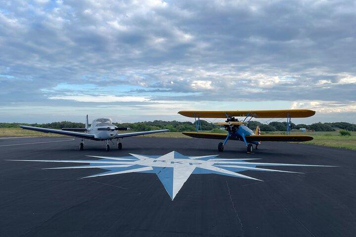 Biplane Adventure au-dessus de Rockport, Texas
