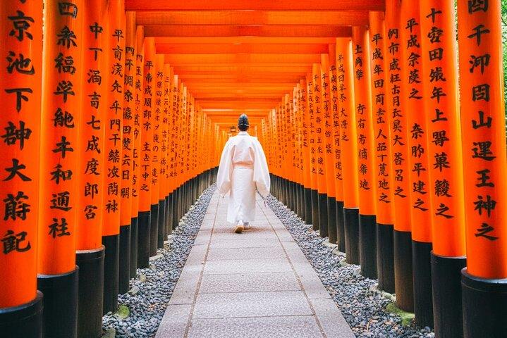 Morgenstur i Kyoto med engelsktalende guide