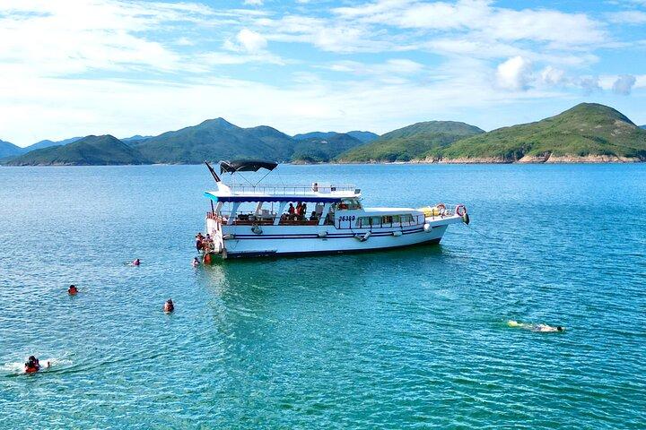 Hong Kong Sai Kung volledige dag strand snorkelen Yacht Tour