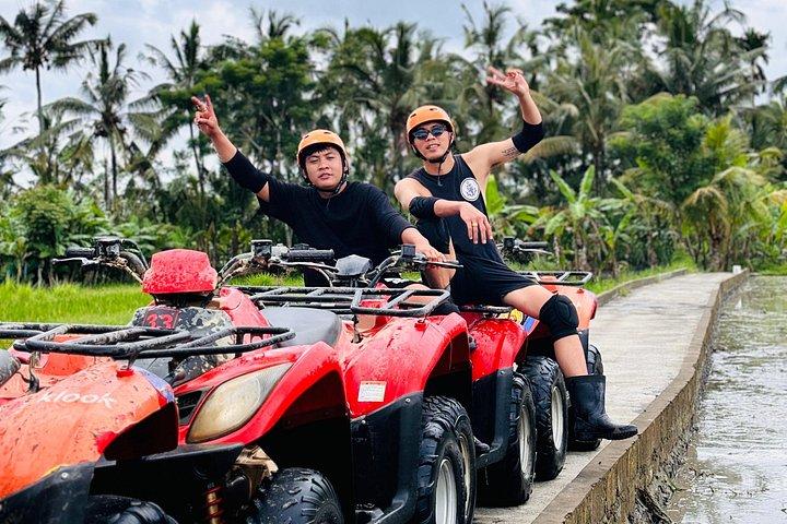 Ubud Zip-Line Avventura, Terrazza di riso e ATV Quad Bike