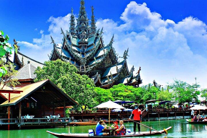 Bangkok : Pattaya Truth Sanctuary & Coral Island Tour Privado